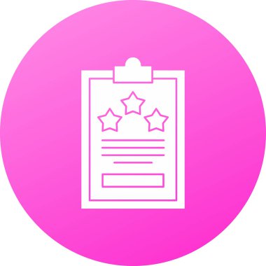 Yıldız simgesinin vektör illüstrasyonu