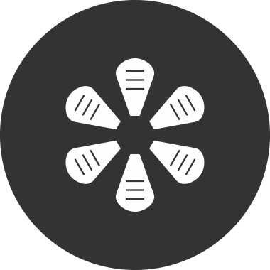 yiyecek ikonu vektör illüstrasyonu