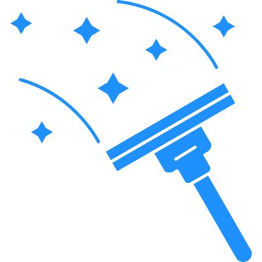 Sihirli bir değneğin vektör çizimi