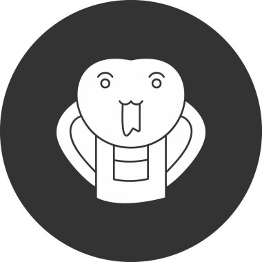 Bir Cadılar Bayramı simgesinin vektör illüstrasyonu