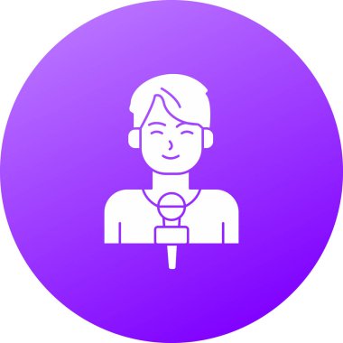 Bir kadın simgesinin vektör illüstrasyonu