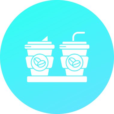 vektör kahve web simgesi