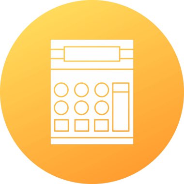 hesap makinesi simgesi vektör illüstrasyonu