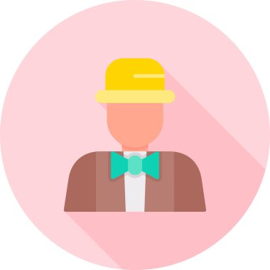 - Mimar. Web simgesi basit illüstrasyon