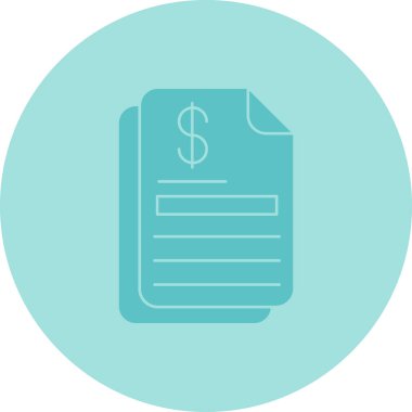 belge simgesi, vektör çizimi