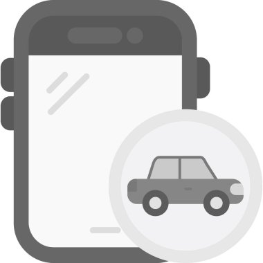 Taksiyle. Web simgesi basit illüstrasyon