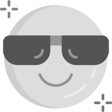 Güneş gözlüğü. Web simgesi basit illüstrasyon