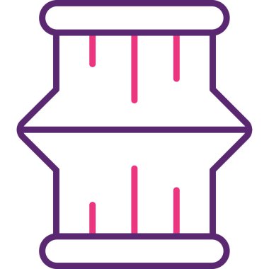 - Şeker. Web simgesi basit illüstrasyon