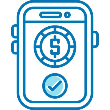 Ödeme. Web simgesi basit tasarım