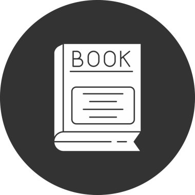 Kitap. Web simgesi basit illüstrasyon