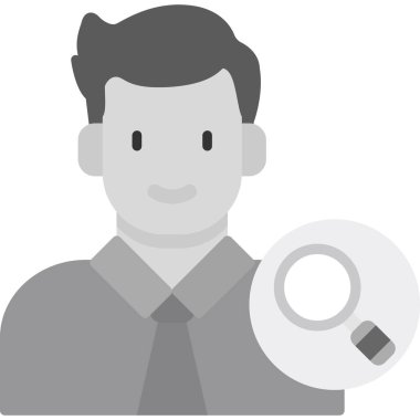 avatar erkek kişi simgesi düz stil