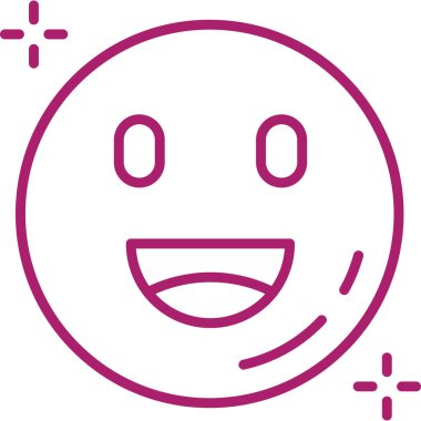 emoji. Web simgesi basit illüstrasyon