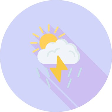 hava tahmini ikon vektör illüstrasyonuName