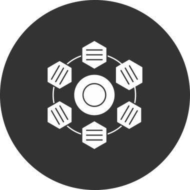 seo modern simgesinin vektör illüstrasyonu