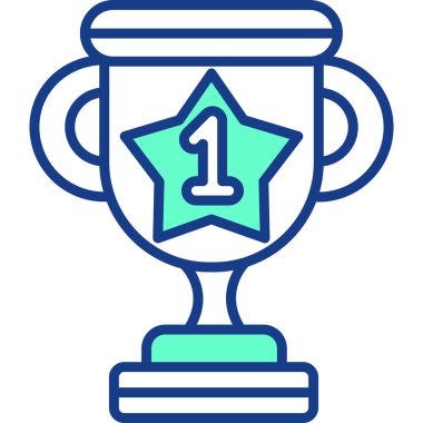 Madalya. Web simgesi basit illüstrasyon