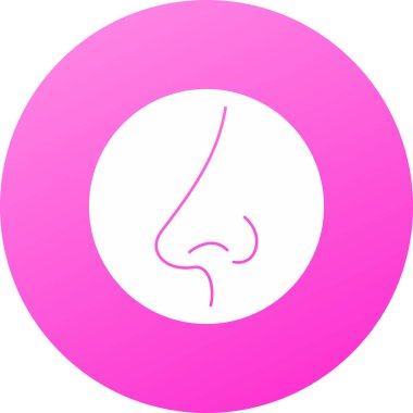 Güzel yüzlü bir kadının vektör çizimi