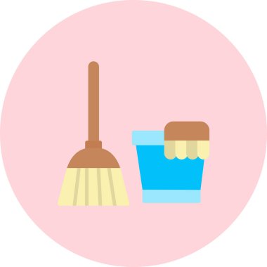 Kova. Web simgesi basit illüstrasyon