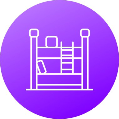 Mobilya simgesinin vektör illüstrasyonu