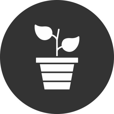 çiçek vektör simgesi modern basit vektör illüstrasyonu