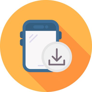 - Telefon. Web simgesi basit illüstrasyon