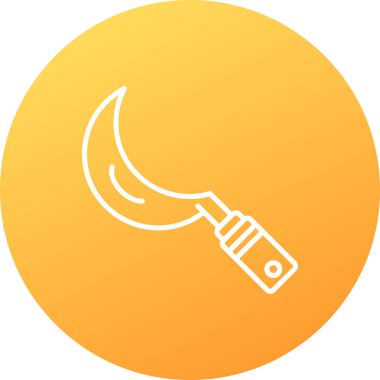 kürek simgesi vektör illüstrasyonu