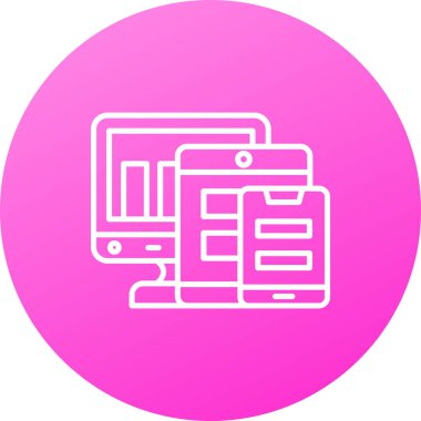 Belge simgesinin vektör illüstrasyonu