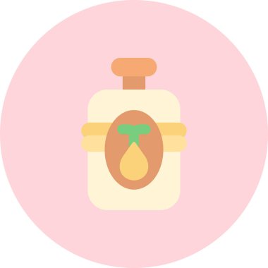 Bebek Şişe. Basit illüstrasyon