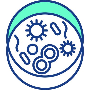 Virüs. Web simgesi basit illüstrasyon