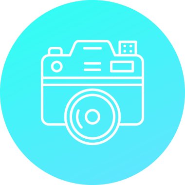 Kamera. Web simgesi basit tasarım