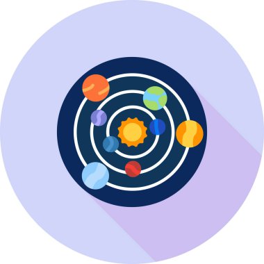 küresel ağ simgesi. Web için küresel ağ vektör simgesinin düz çizimi