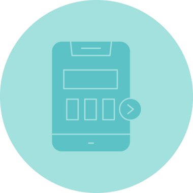 - Telefon. Web simgesi basit illüstrasyon