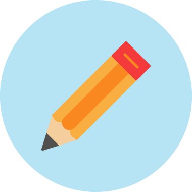 kalem simgesi vektör illüstrasyonu