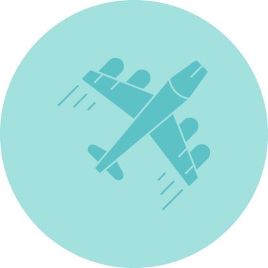 Uçak. Web simgesi basit illüstrasyon