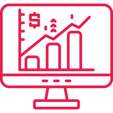 izleyici ikon vektör illüstrasyonu