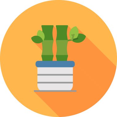 Bitki. Web simgesi basit tasarım