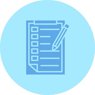 belge simgesi, vektör illüstrasyonu basit tasarım