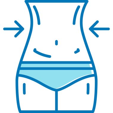 bikini şortu moda simgesi - taslak biçimi