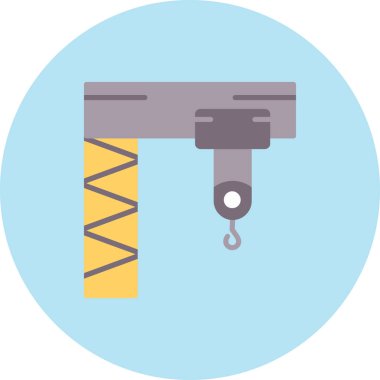 Vinç kanca vektör simgesi