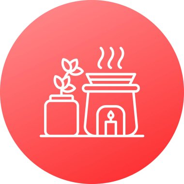 Bitki. Web simgesi basit tasarım