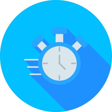 Saat simgesi vektör illüstrasyonu