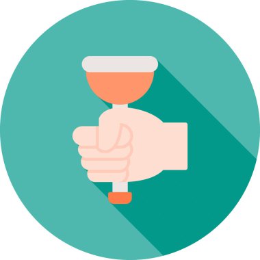 piston simgesi, vektör illüstrasyonu basit tasarım