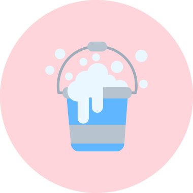 Kova. Web simgesi basit illüstrasyon