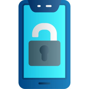 Kilit. Web simgesi basit illüstrasyon