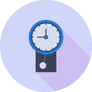 Çalar saat. Web simgesi basit illüstrasyon