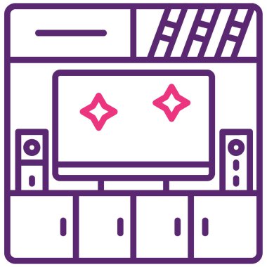 Bilgisayar. Web simgesi basit illüstrasyon