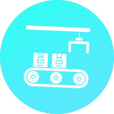 Benzersiz robot makine vektör simgesi