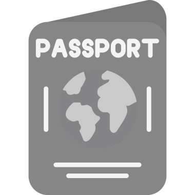 Dünya pasaportlu izole bir el sallama pasaportu.
