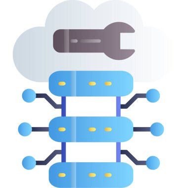Bulut hesaplama. Web simgesi