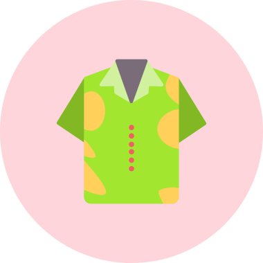 Gömlek. Web simgesi basit illüstrasyon