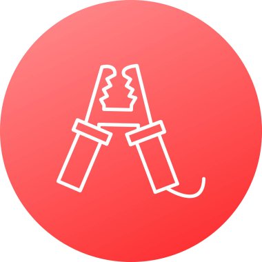 Çizgi aşıldı ve tornavida simgesi beyaz arkaplanda izole edildi. araç sembolü, servis, onarım, onarım. Renkli taslak konsepti. vektör